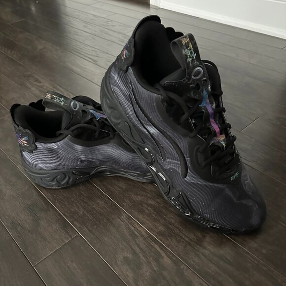 Puma Other - Puma MB.04 Lo Black Dark Amethyst Men's 12 Basketball Shoes